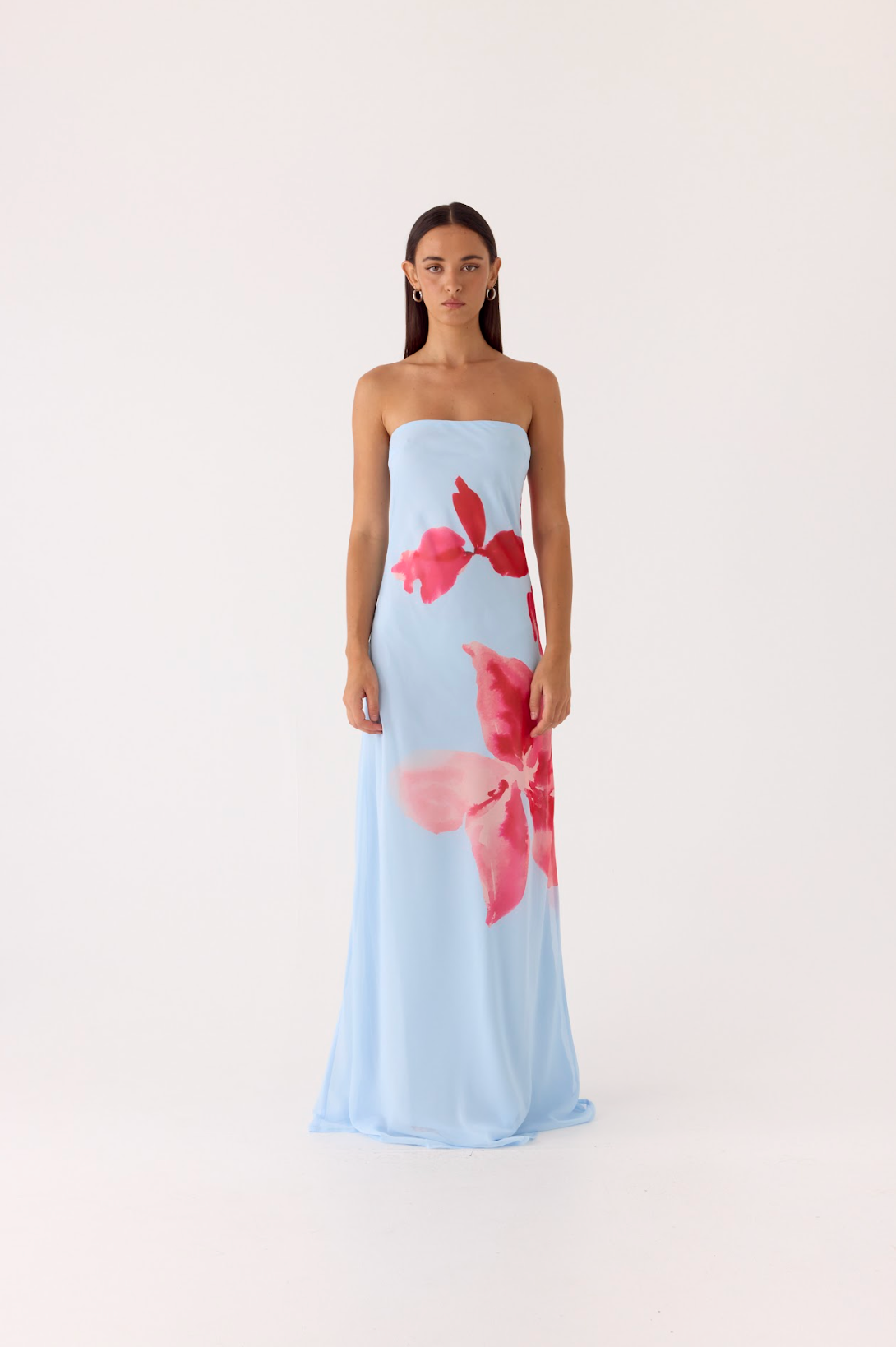 Amelle Maxi Dress - Blue Petal